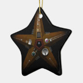 Brell Stern 2 Keramik Ornament (Links)
