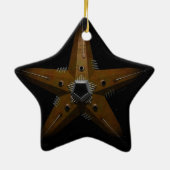 Brell Stern 2 Keramik Ornament (Hinten)