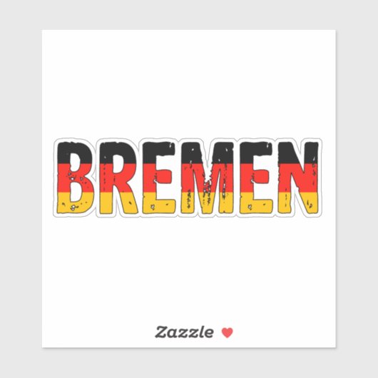 Bremen Aufkleber (Blatt)