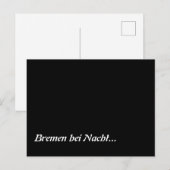 Bremen bei Nacht Postkarte (Vorne/Hinten)