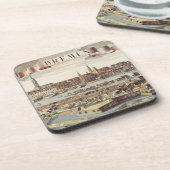 Bremen, Deutschland, 1719 Getränkeuntersetzer (Linke Seite)