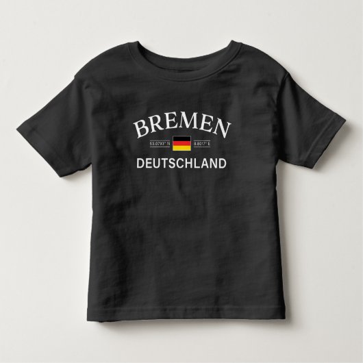 Bremen Deutschland koordiniert Deutschland Kleinkind T-shirt (Vorderseite)