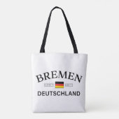 Bremen Deutschland koordiniert Deutschland Tasche (Rückseite)
