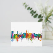 Bremen Deutschland Skyline Postkarte (Stehend Vorderseite)