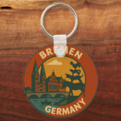Bremen Deutschland Stadt Kunst Schlüsselanhänger (Vorderseite)