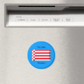 Bremen Flag Gem Magnet (In Situ (Geschirrspüler))