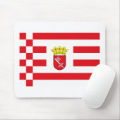 Bremen-Flagge Mousepad (Mit Mouse)