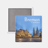 Bremen Germany Souvenir Magnet (Vorderseite/Rückseite)