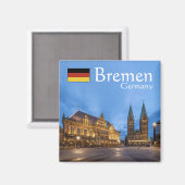 Bremen Germany Souvenir Magnet (Vorderseite/Rückseite)
