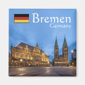 Bremen Germany Souvenir Magnet (Vorne)