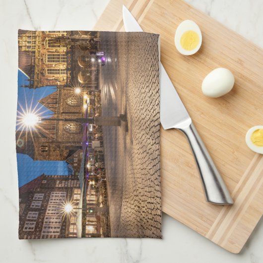 Bremen Geschirrtuch (Viertel Falte)