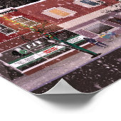 Bremen, Indiana 'Winter Wonderland' Poster (Ecke)