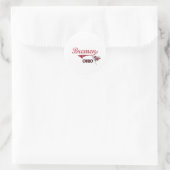 Bremen Ohio City Classic Runder Aufkleber (Tasche)