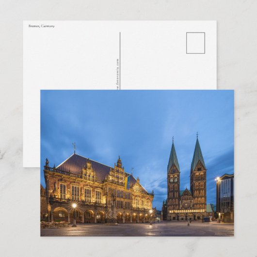 Bremen Postkarte (Vorne/Hinten)