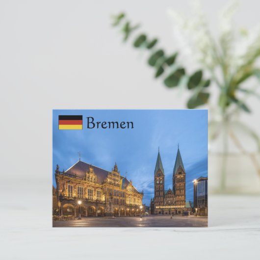 Bremen Postkarte (Stehend Vorderseite)