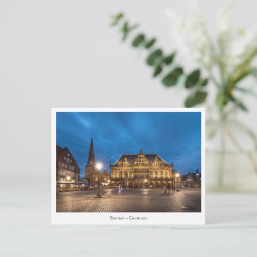 Bremen Postkarte (Stehend Vorderseite)