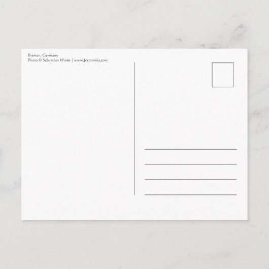 Bremen Postkarte (Rückseite)