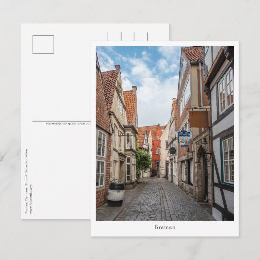 Bremen Postkarte (Vorne/Hinten)