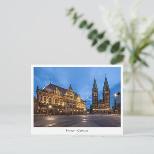 Bremen Postkarte (Stehend Vorderseite)