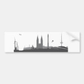 Bremen Skyline Aufkleber Autoaufkleber (Vorne)