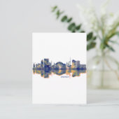 Bremen Skyline Feiertagspostkarte (Stehend Vorderseite)