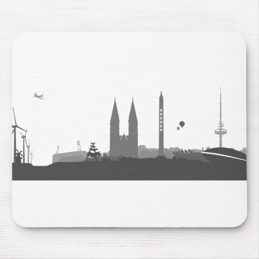 Bremen Skyline Mousepad (Vorne)