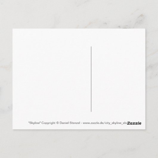 Bremen Skyline Postkarte (Rückseite)