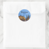 Bremen Souvenir Runder Aufkleber (Tasche)
