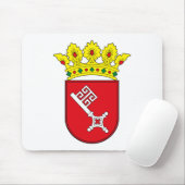 Bremen-Wappen Mousepad (Mit Mouse)