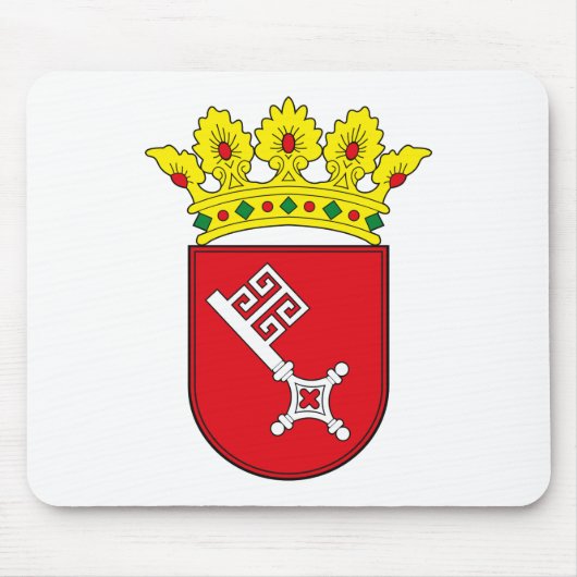 Bremen-Wappen Mousepad (Vorne)