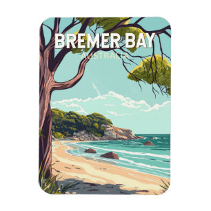 Bremer Bay Australia Reisen Art Vintag Magnet