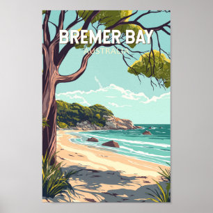 Bremer Bay Australia Reisen Art Vintag Poster