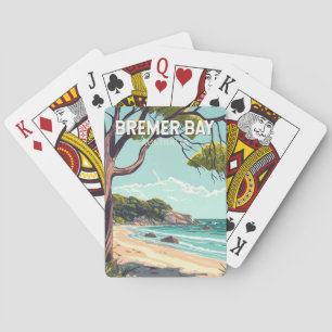 Bremer Bay Australia Reisen Art Vintag Spielkarten