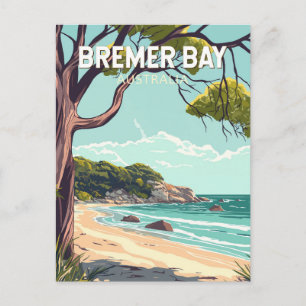 Bremer Bay Australien Reise Kunst Vintage Postkarte
