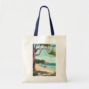 Bremer Bay Australien Reise Kunst Vintage Tragetasche