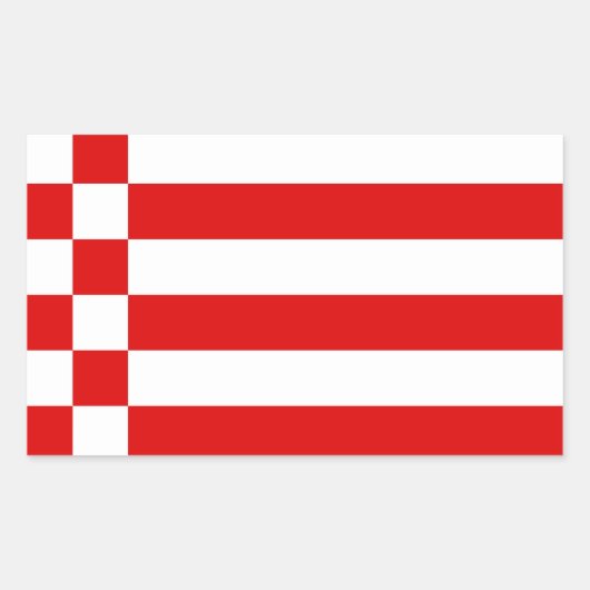 Bremer Rechteckaufkleber Rechteckiger Aufkleber (Vorderseite)