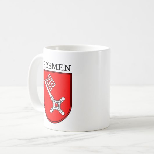 Bremer Wappen Kaffeetasse (Vorderseite Links)