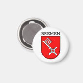 Bremer Wappen Magnet (Vorderseite/Rückseite)