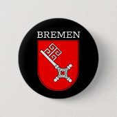 Bremer Wappen - Schaltfläche Button (Vorderseite)
