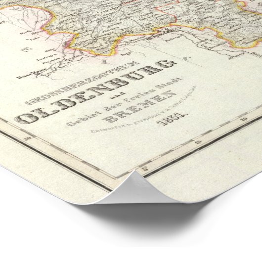 Bremerhaven Deutschland Poster (Ecke)