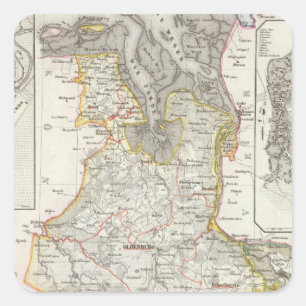 Bremerhaven Deutschland Quadratischer Aufkleber