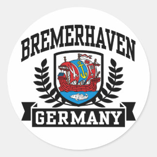 Bremerhaven Deutschland Runder Aufkleber