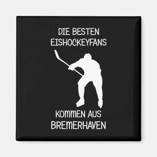 Bremerhaven Eishockeyfan Magnet (Vorne)