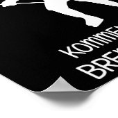 Bremerhaven-Eishockeyfan Poster (Ecke)