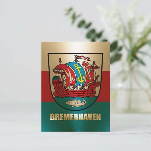 Bremerhaven Postkarte (Stehend Vorderseite)