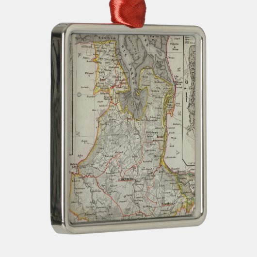 Bremerhaven Silbernes Ornament (Rechts)