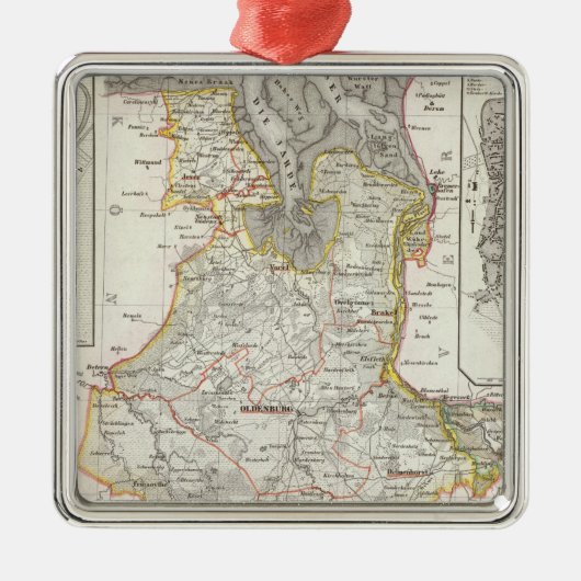 Bremerhaven Silbernes Ornament (Vorne)