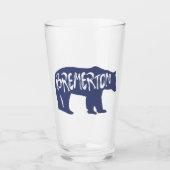 Bremerton Washington Bear Glas (Vorderseite)