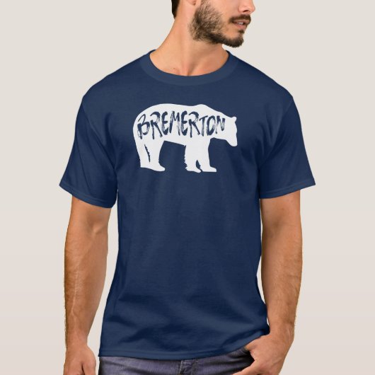 Bremerton Washington Bear T-Shirt (Vorderseite)
