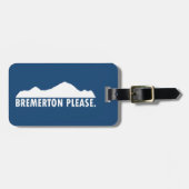 Bremerton Washington Bitte Gepäckanhänger (Vorderseite horizontal)